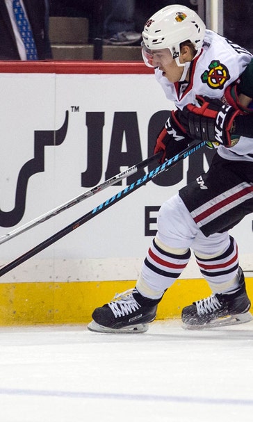 Wild roll, blank Blackhawks